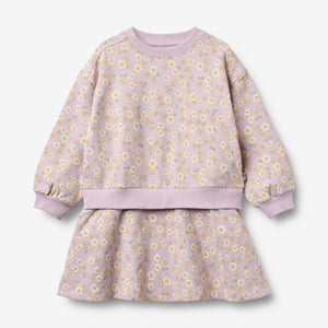 Wheat Lavender Daisies Maggie Sweat Dress