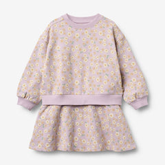 Wheat Lavender Daisies Maggie Sweat Dress