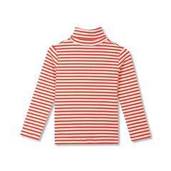 Wynken Red Stripe Soft Turtleneck