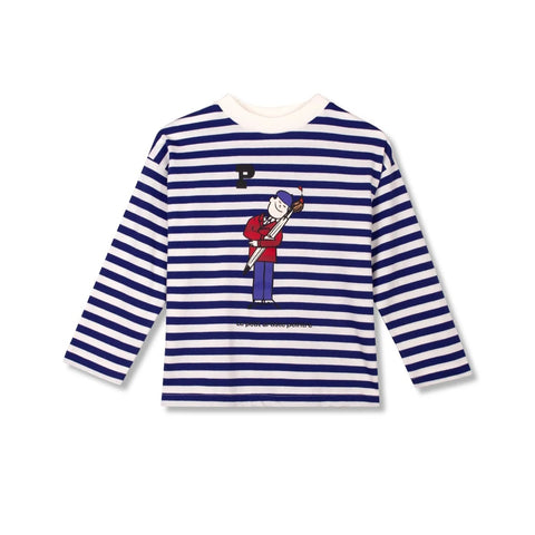 Wynken Ultramarine Stripe Artists T-Shirt
