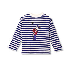 Wynken Ultramarine Stripe Artists T-Shirt