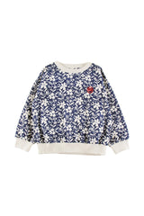 Loud Navy Flower Chalet Sweatshirt