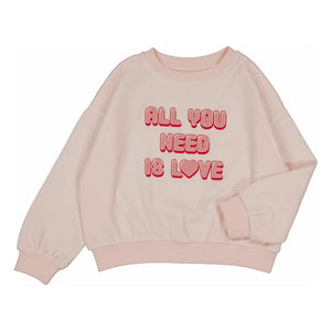 Louis Louise Velvet Pink Love Sweater