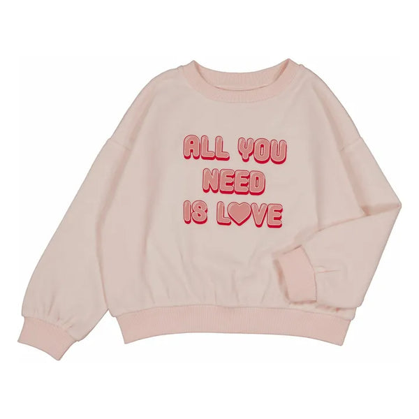 Louis Louise Velvet Pink Love Sweater