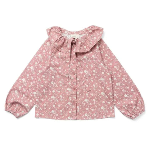 Louis Louise Pink Romantic Flower Angele Blouse