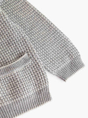 Marmar Grey Melange Stripe Tarono Cardigan
