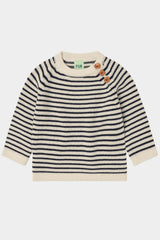 Fub Baby Ecru/Dark Navy Sweater & Legging Set