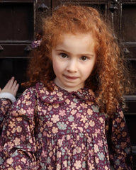 Early Sunday Plum Garden Flowers Marguerite Dress