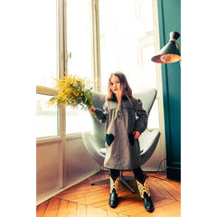 Louis Louise Grey Washed Denim Belinda Dress