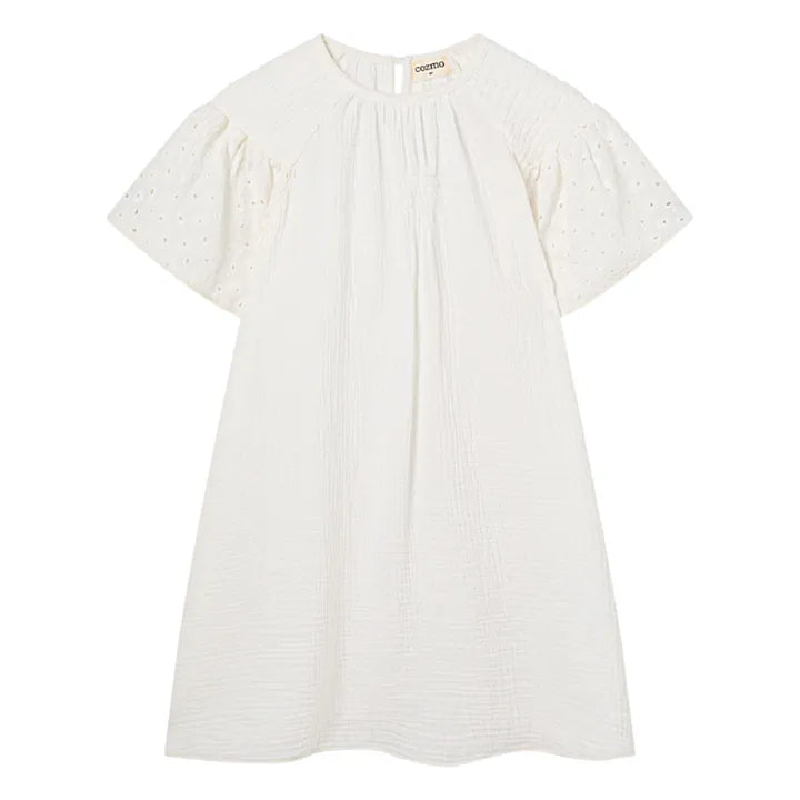 ivory gauze dress Wrap Dress Gauze - Button Front