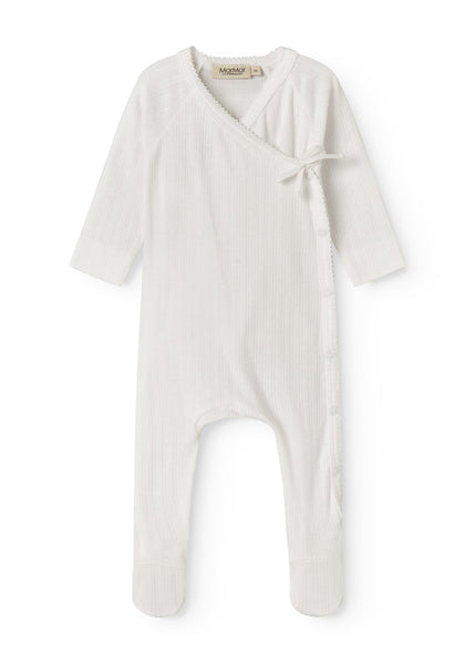Marmar Pointelle Gentle White Footie