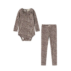 MarMar Dark Brown Leopard Berta Set