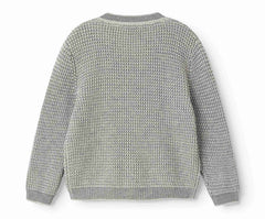 Marmar Grey Melange Stripe Tarono Cardigan