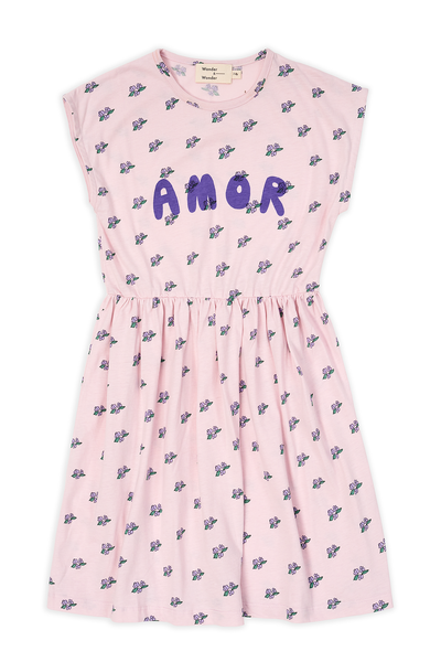 Wander & Wonder Lilac Daisy Dress (With Sleeve)