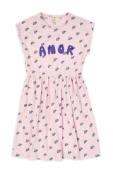 Wander & Wonder Lilac Daisy Dress (With Sleeve)