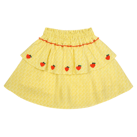 Jelly Mallow Heart Cherry Skirt
