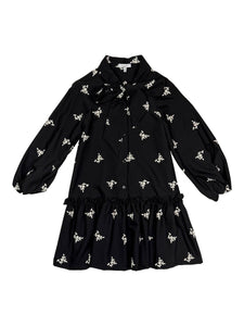 Piccola Ludo Black Pandoro Dress