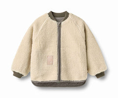 Wheat Brown Stripe Reversible Thermo Lake Jacket