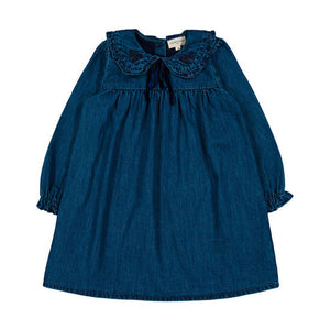 Louis Louise Dark Blue Denim Benjamine Dress
