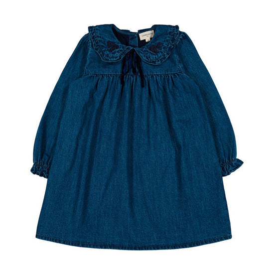 Louis Louise Dark Blue Denim Benjamine Dress