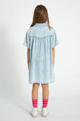 piupiuchick denim dress short dress