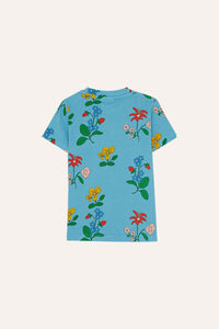 The Campamento Blue Flowers T-Shirt