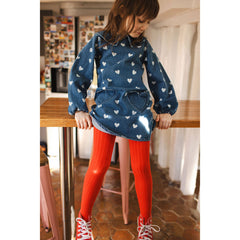 Louis Louise Denim Heart Odile Dress