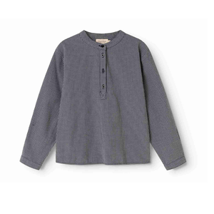 MarMar Pigeon Blue Check Tokyo Shirt