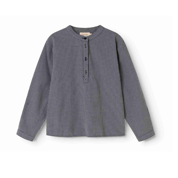 MarMar Pigeon Blue Check Tokyo Shirt