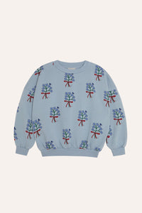 The Campamento Light Blue Bouquets Sweatshirt