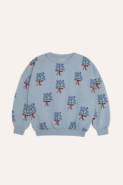 The Campamento Light Blue Bouquets Sweatshirt