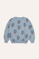 The Campamento Light Blue Bouquets Sweatshirt