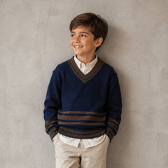Marmar Deepest Sea Tenoa V-Neck Sweater