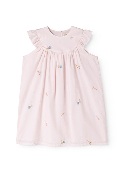 MarMar Pink Summer Embroidery Dhana Dress