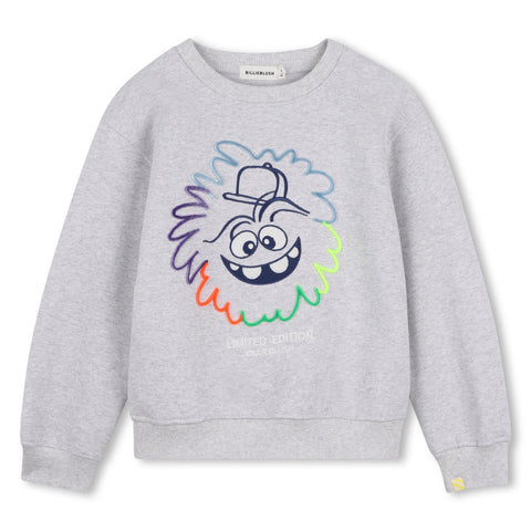 Billieblush Chine Grey Monster Sweatshirt