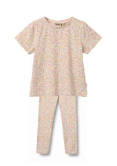 Wheat Blush Flower Manna T-Shirt & Jules Legging Set