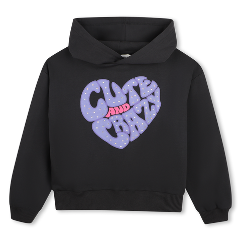 Billieblush Dark Navy Cute & Crazy Hooded Sweatshirt