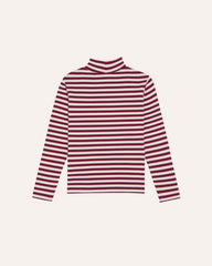 The Campamento Burgundy Stripe Turtleneck