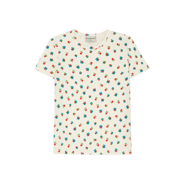 The Campamento Ecru Small Flowers All Over T-shirt