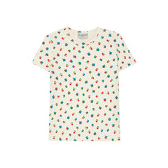 The Campamento Ecru Small Flowers All Over T-shirt