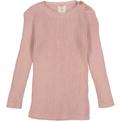 Analogie By Lil Legs Blush Knit LS Top