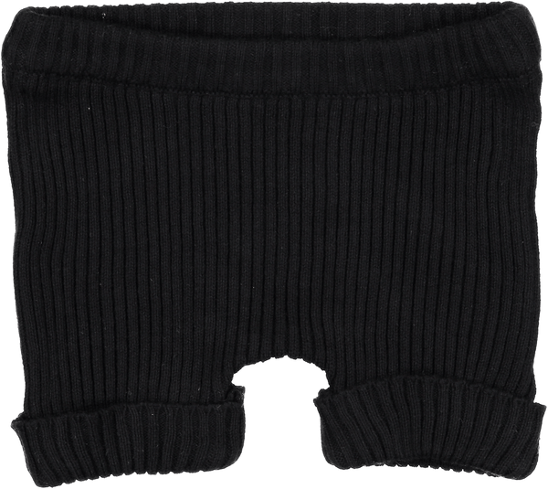Analogie By Lil Legs Black Knit Shorts