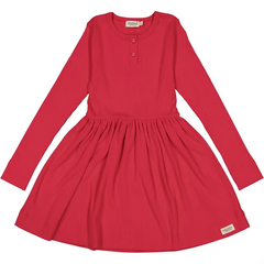 MARMAR RED CURRANT RIBBED DRESS