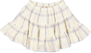 MARMAR BLUE CHECK SILVIE SKIRT