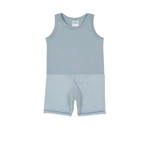 Petals &amp; Peas Ocean Racer-back Set