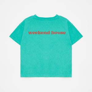 WEEKEND HOUSE KIDS GREEN PARCHIS TSHIRT