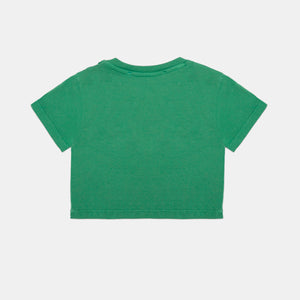 WEEKEND HOUSE KID GREEN CUBE TSHIRT