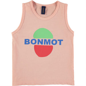 BONMOT TANK T-SHIRT SUN LAKE MIRROR