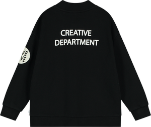 BEAU LOVES BLACK "CREATIVE DEPARTMENT" ZIP JACKET
