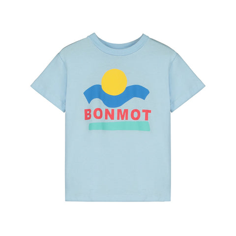 BONMOT LIGHT BLUE BONMOT SUNSET T-SHIRT